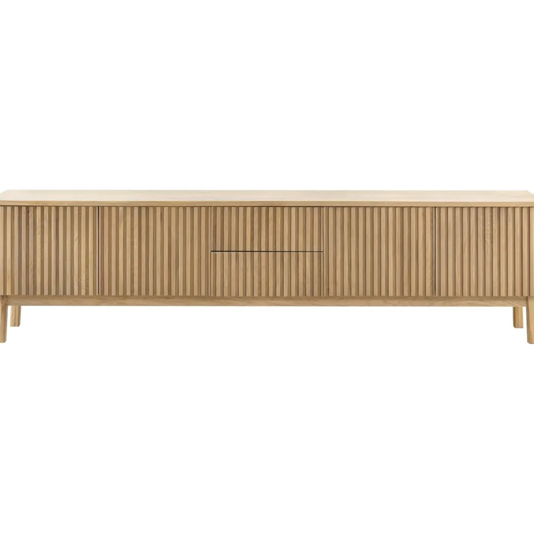 Best Pronto Wonen TV-meubel Arrosto eikenhout 58x225x40 cm light roast