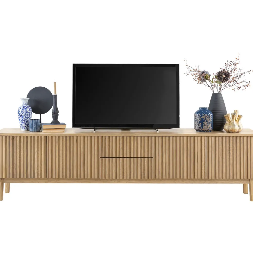 Best Pronto Wonen TV-meubel Arrosto eikenhout 58x225x40 cm light roast