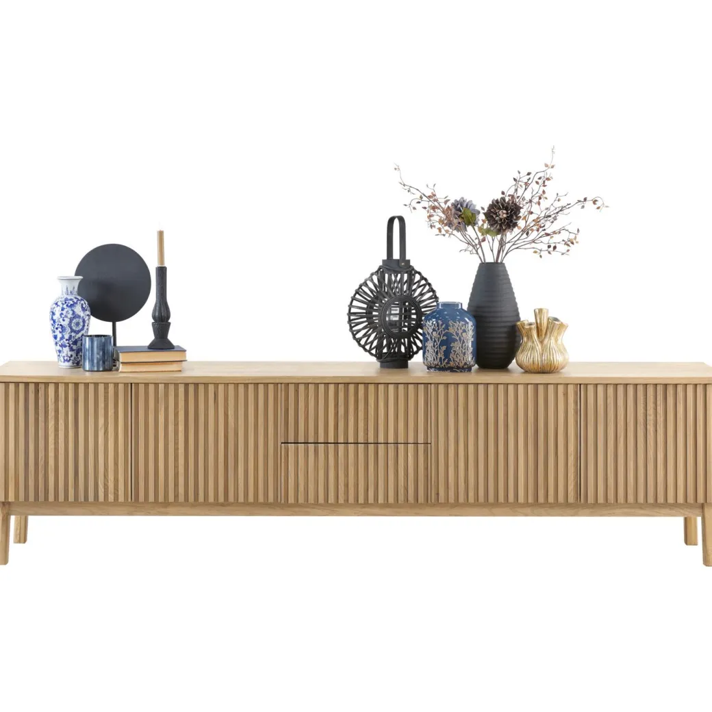 Best Pronto Wonen TV-meubel Arrosto eikenhout 58x225x40 cm light roast