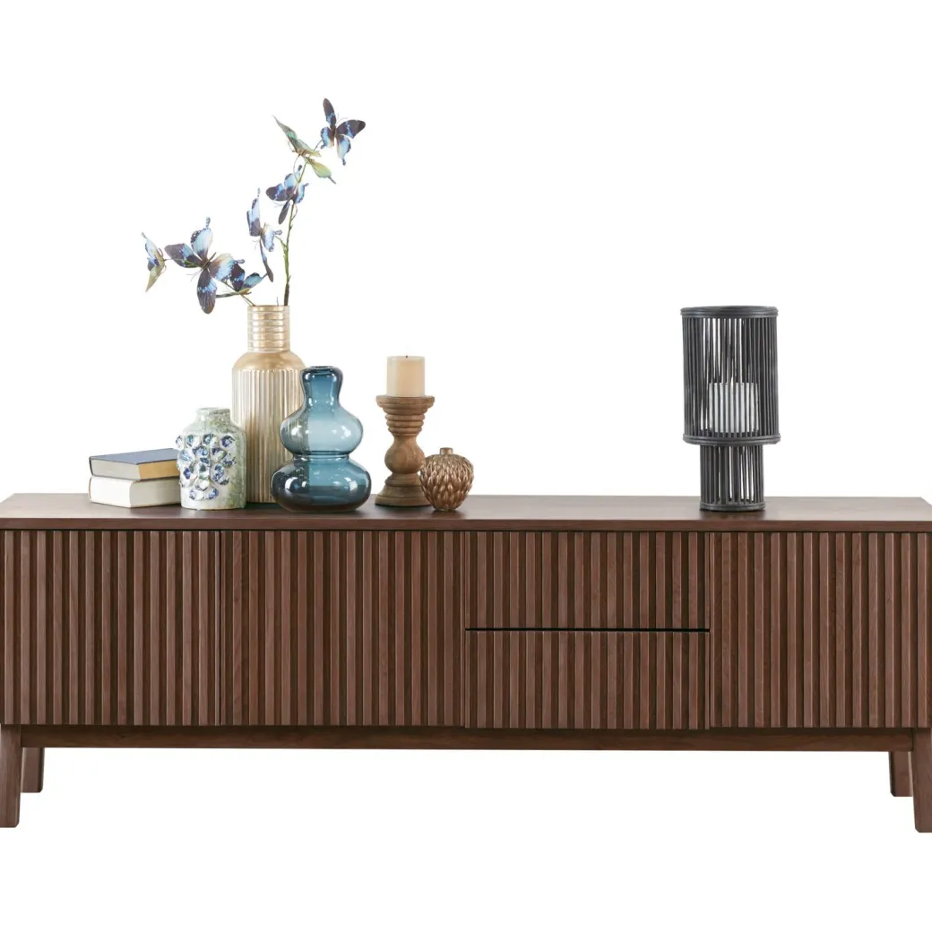 Clearance Pronto Wonen TV-meubel Arrosto eikenhout 58x180x40 cm Dark Roast