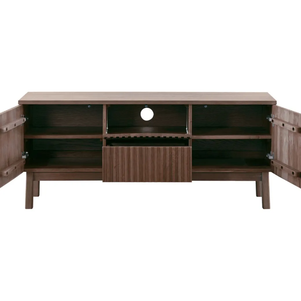 Best Pronto Wonen TV-meubel Arrosto eikenhout 58x135x40 cm Dark Roast