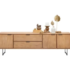 Outlet Pronto Wonen Tv-meubel Aska (195 Cm) teak naturel brushed