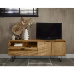 Discount Pronto Wonen Tv-meubel Aska (157 Cm) teak naturel brushed