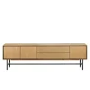 Pronto Wonen TV-meubel Belvio 205 cm light oak