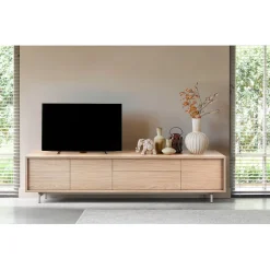 Clearance Pronto Wonen TV-meubel Famosa 228 cm bruin