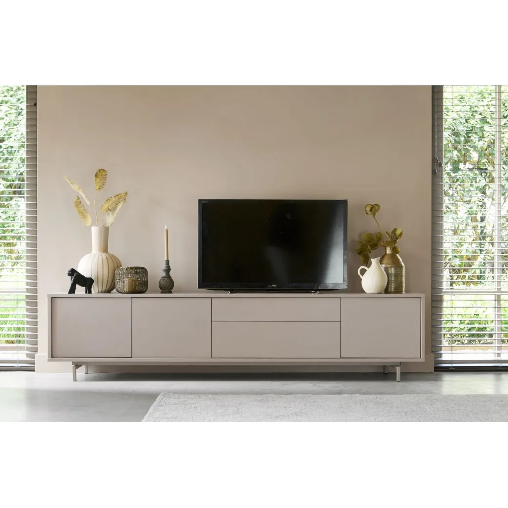 Best Pronto Wonen TV-meubel Famosa 228 cm grijs