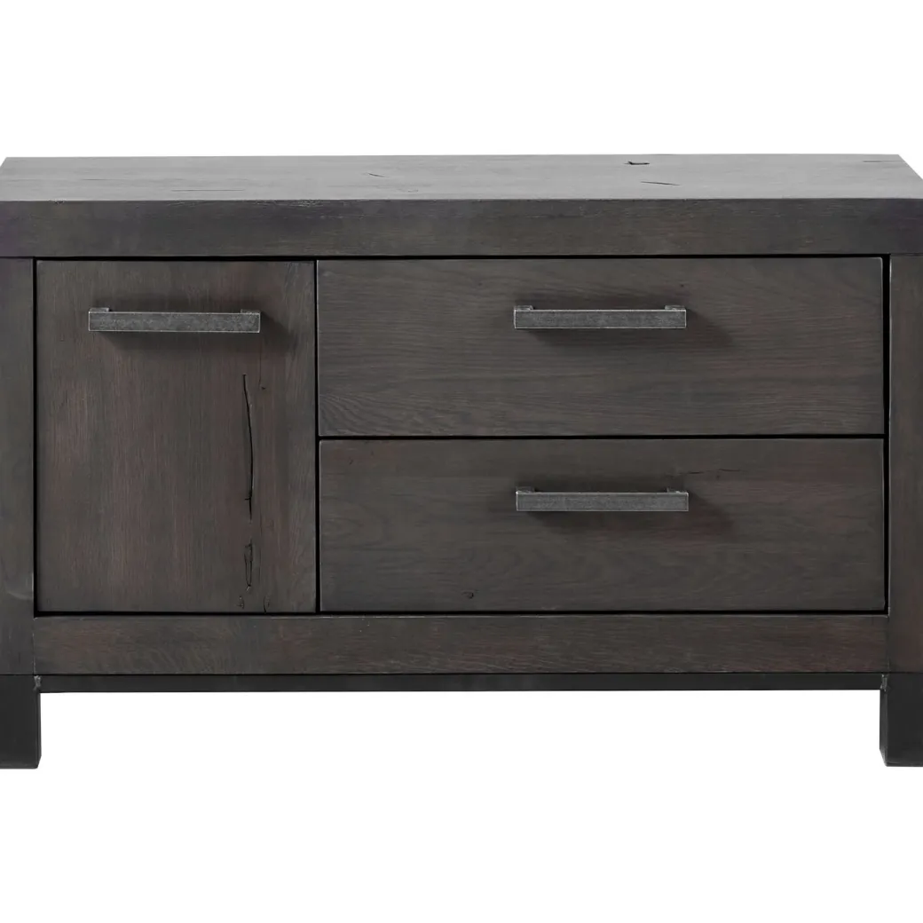 Clearance Pronto Wonen TV-meubel Hevano (102 Cm) grafiet eiken hout