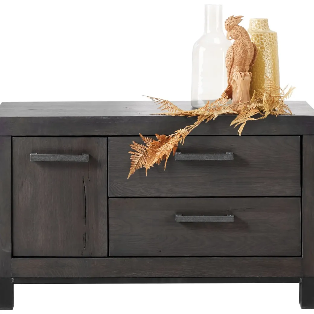 Clearance Pronto Wonen TV-meubel Hevano (102 Cm) grafiet eiken hout