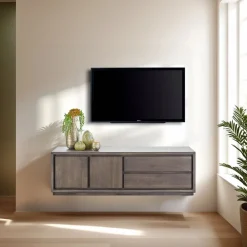 Hot Pronto Wonen TV-meubel Lavio (164 cm) eiken grafiet