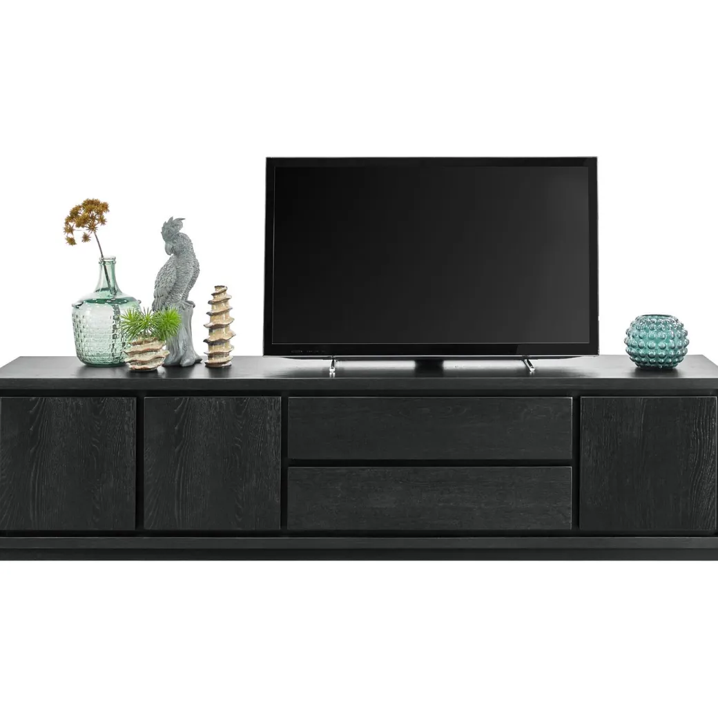Hot Pronto Wonen TV-meubel Lavio (203 cm) eiken zwart