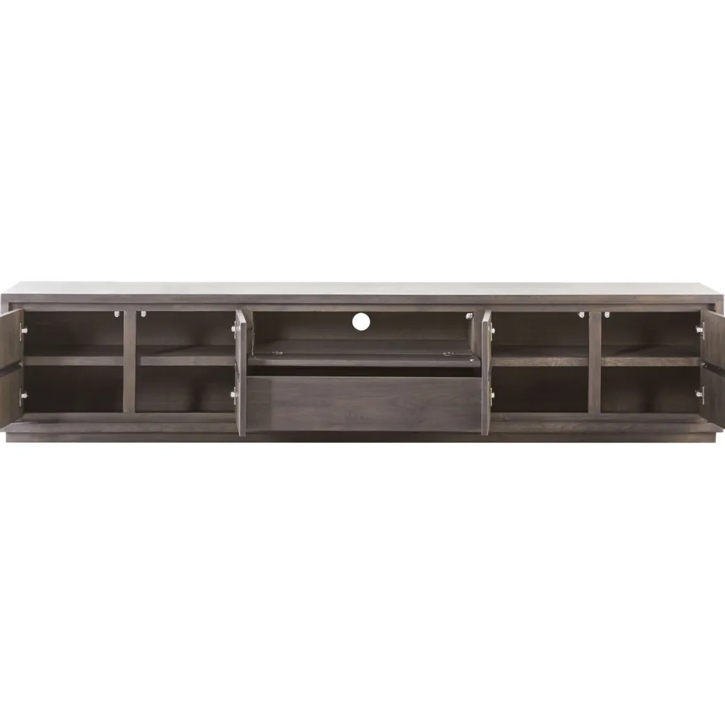 Hot Pronto Wonen Tv-meubel Lavio grafiet eikenhout 242 cm