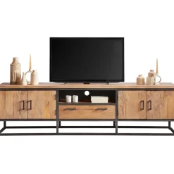 Clearance Pronto Wonen TV-meubel Mesola (220 Cm) mango natural