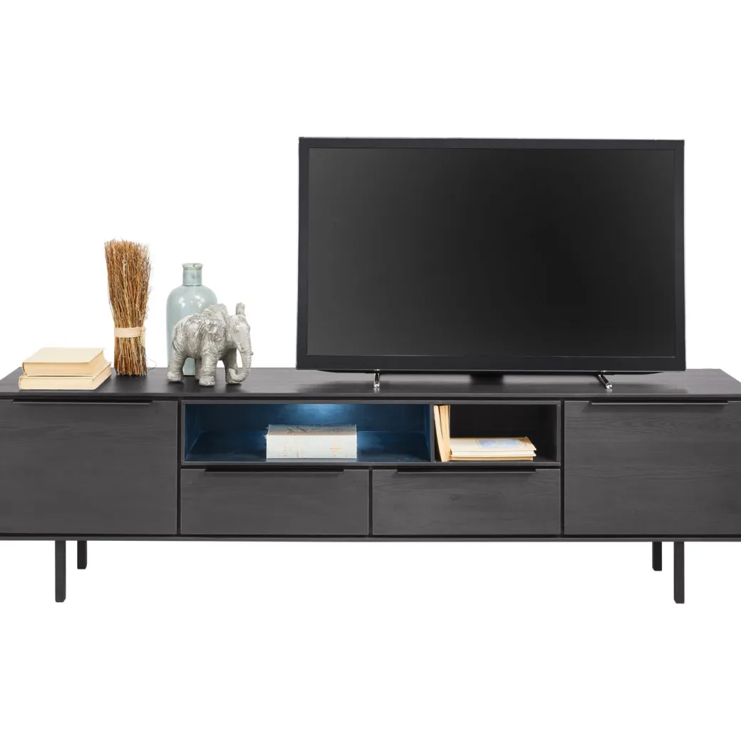 Pronto Wonen TV-meubel Nero (180 cm) noir decor