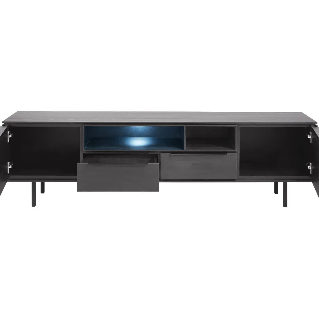 Pronto Wonen TV-meubel Nero (180 cm) noir decor