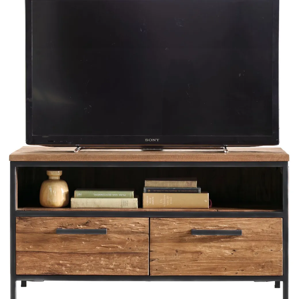 Best Pronto Wonen TV-meubel Romaro (100 Cm) teakhout mix rough