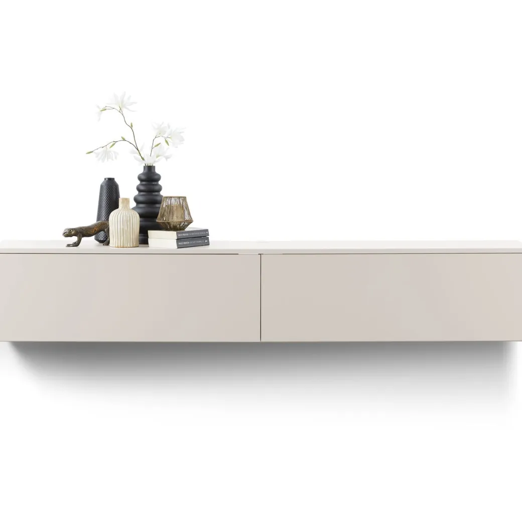 Outlet Pronto Wonen Tv-meubel Simeto 210 cm grijs