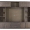 Sale Pronto Wonen Tv-wandmeubel Lavio grafiet eikenhout 242 cm
