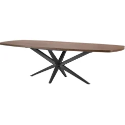 Outlet Pronto Wonen Uitschuifbare eettafel Mascaro 180/238x102 cm Deens ovaal