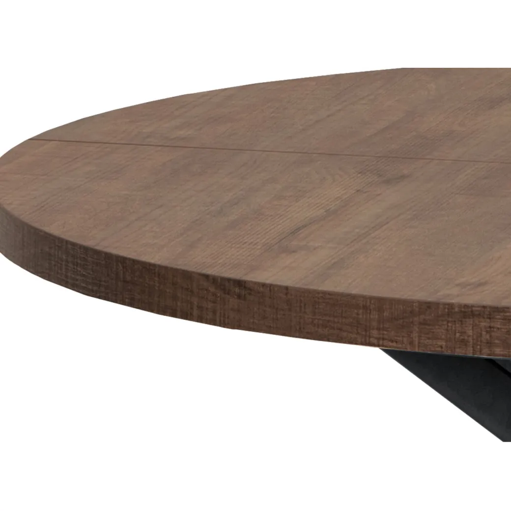 Sale Pronto Wonen Uitschuifbare eettafel Mascaro 130/170x130 cm rond