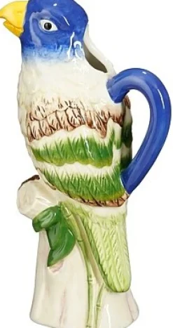 New Pronto Wonen Vaas Palmoli papegaai blauw met groen