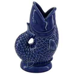 Hot Pronto Wonen Vaas Trissino vis blauw