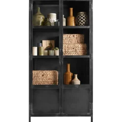 Hot Pronto Wonen Vitrinekast Carpino (90 Cm) metaal glas