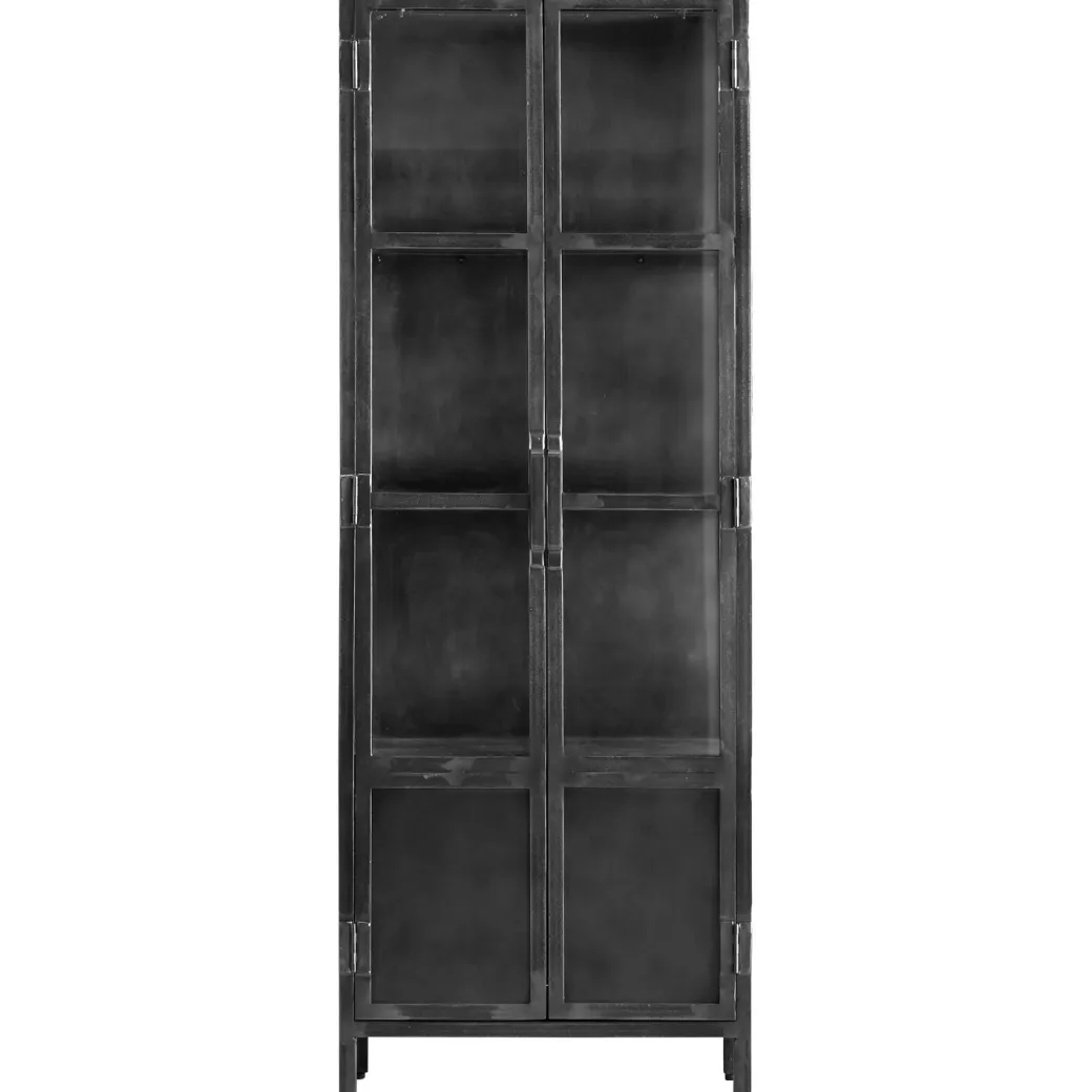 Clearance Pronto Wonen Vitrinekast Carpino (65 Cm) metaal glas