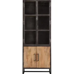 Clearance Pronto Wonen Vitrinekast Mesola (76 Cm) mango natural