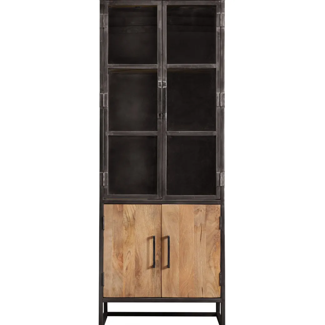 Clearance Pronto Wonen Vitrinekast Mesola (76 Cm) mango natural