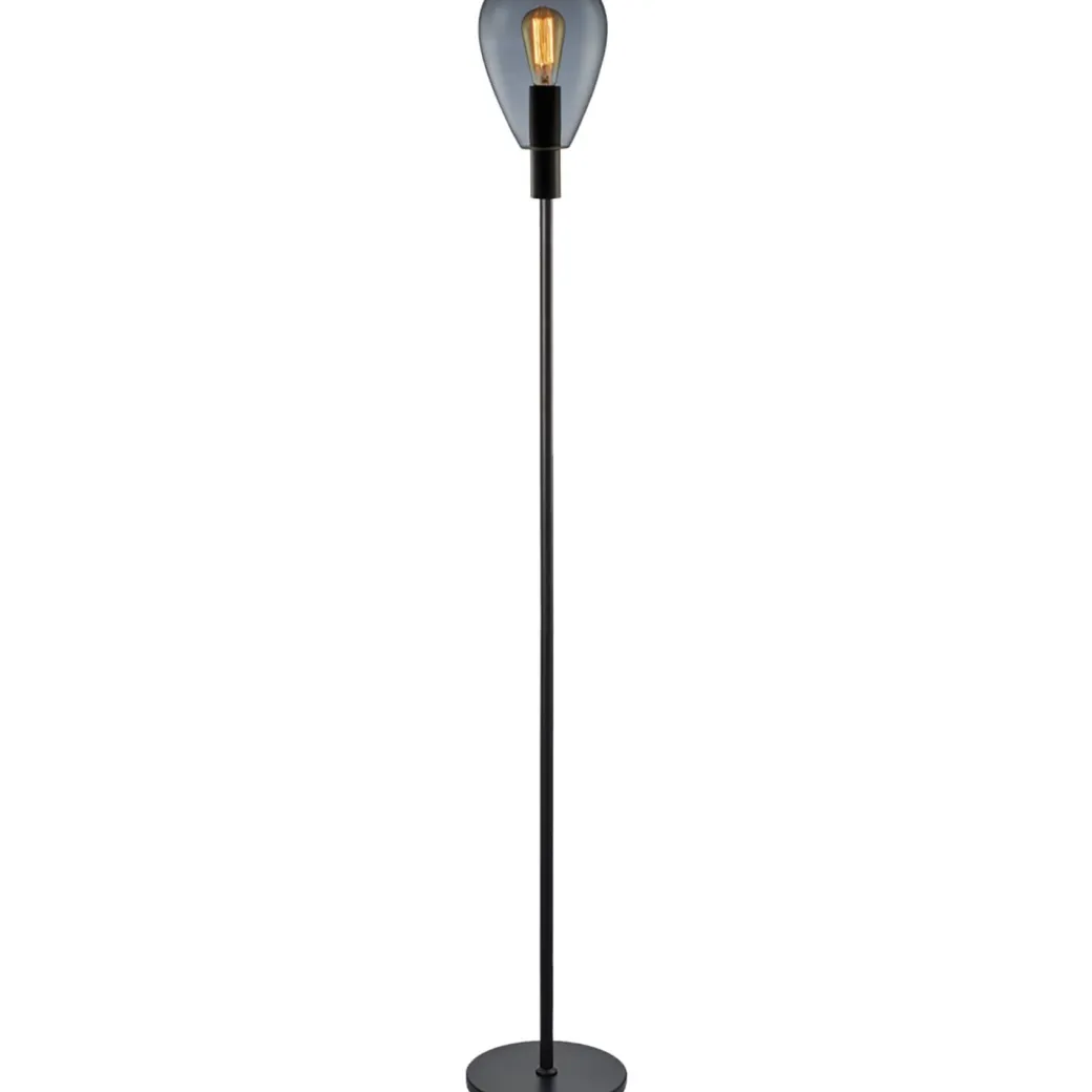 Discount Pronto Wonen Vloerlamp Felinio smoke glas 1-lichts