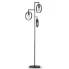 Pronto Wonen Vloerlamp Girare zwart metaal 3-lichts