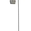 Online Pronto Wonen Vloerlamp Marola zwart goud 170x34 cm