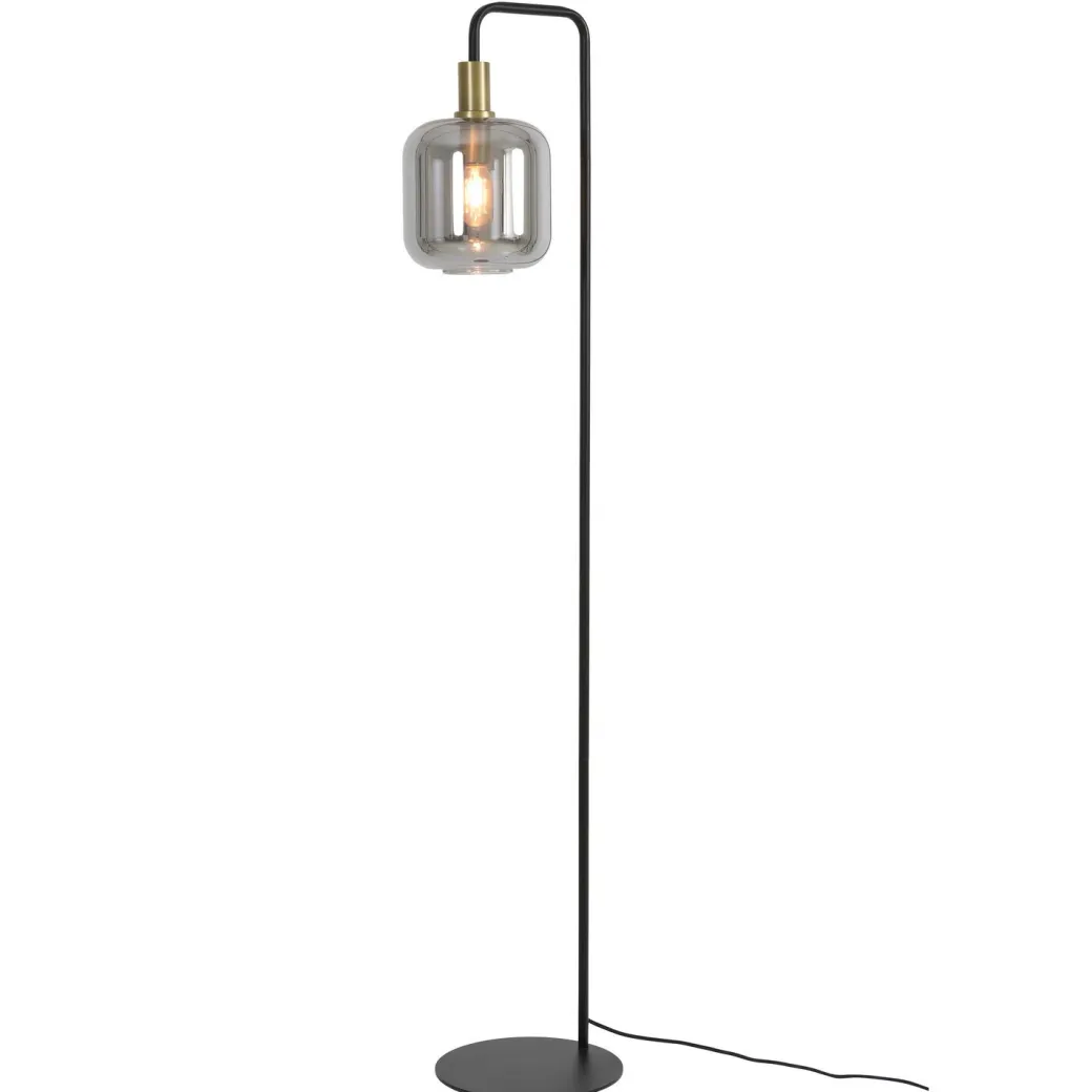 Clearance Pronto Wonen Vloerlamp Peglio smoke antiek brons 1-lichts