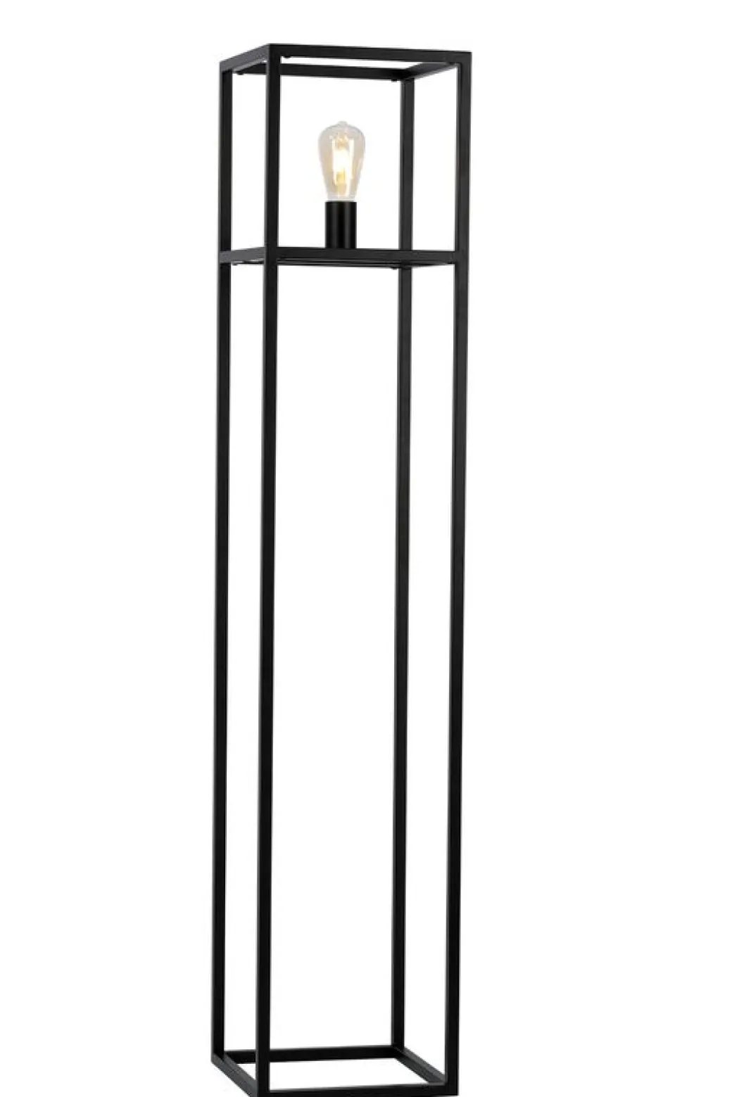 Sale Pronto Wonen Vloerlamp Tiamo zwart staal 140x28 cm