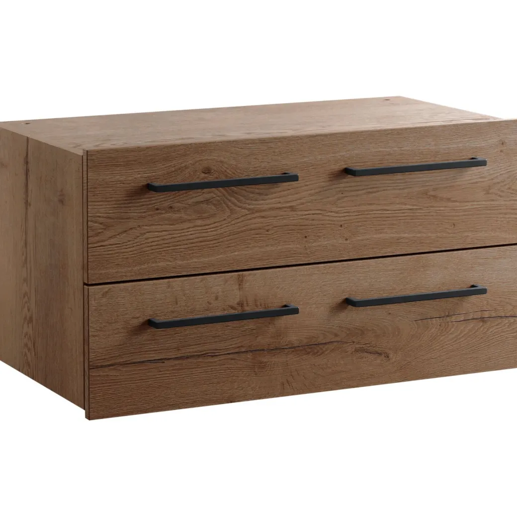 Online Pronto Wonen Wandkast Sistema 226x88x45 cm donkerbruin