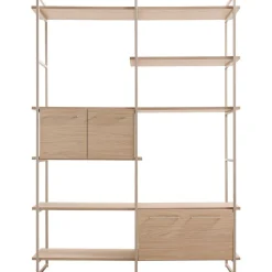 Clearance Pronto Wonen Wandkast Sistema 226x166x45 cm lichtgrijs