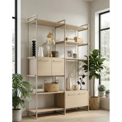 Clearance Pronto Wonen Wandkast Sistema 226x166x45 cm lichtgrijs
