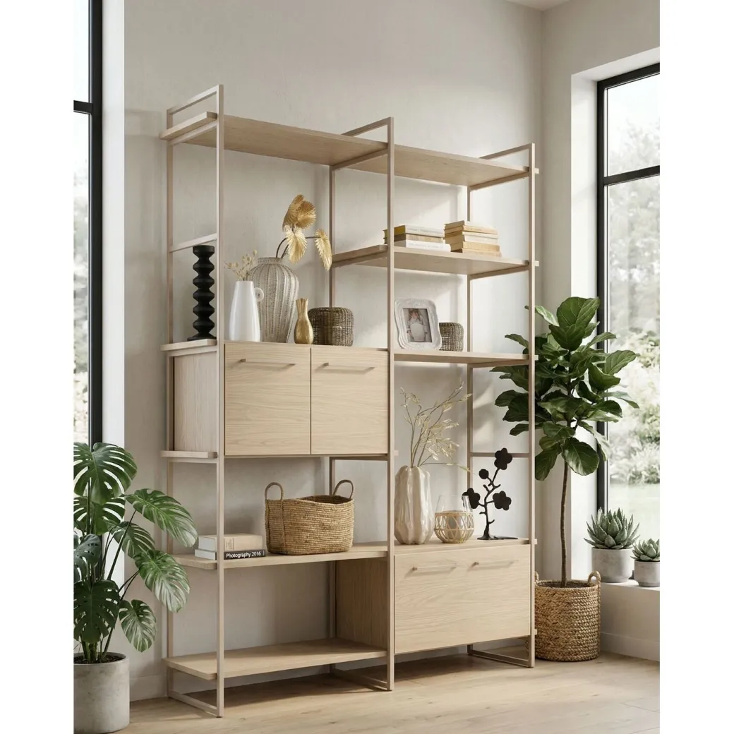 Clearance Pronto Wonen Wandkast Sistema 226x166x45 cm lichtgrijs