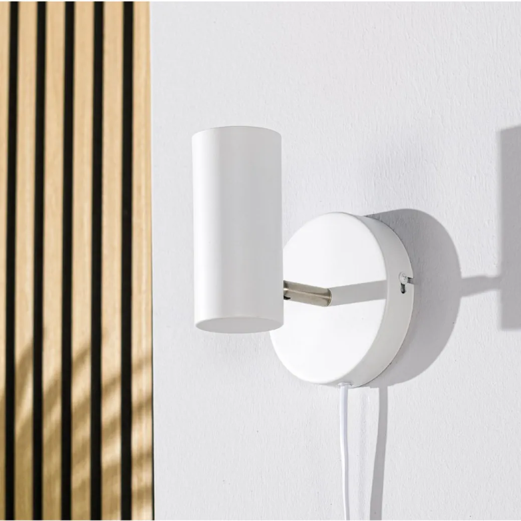 Sale Pronto Wonen Wandlamp Mirare wit metaal 1-spots
