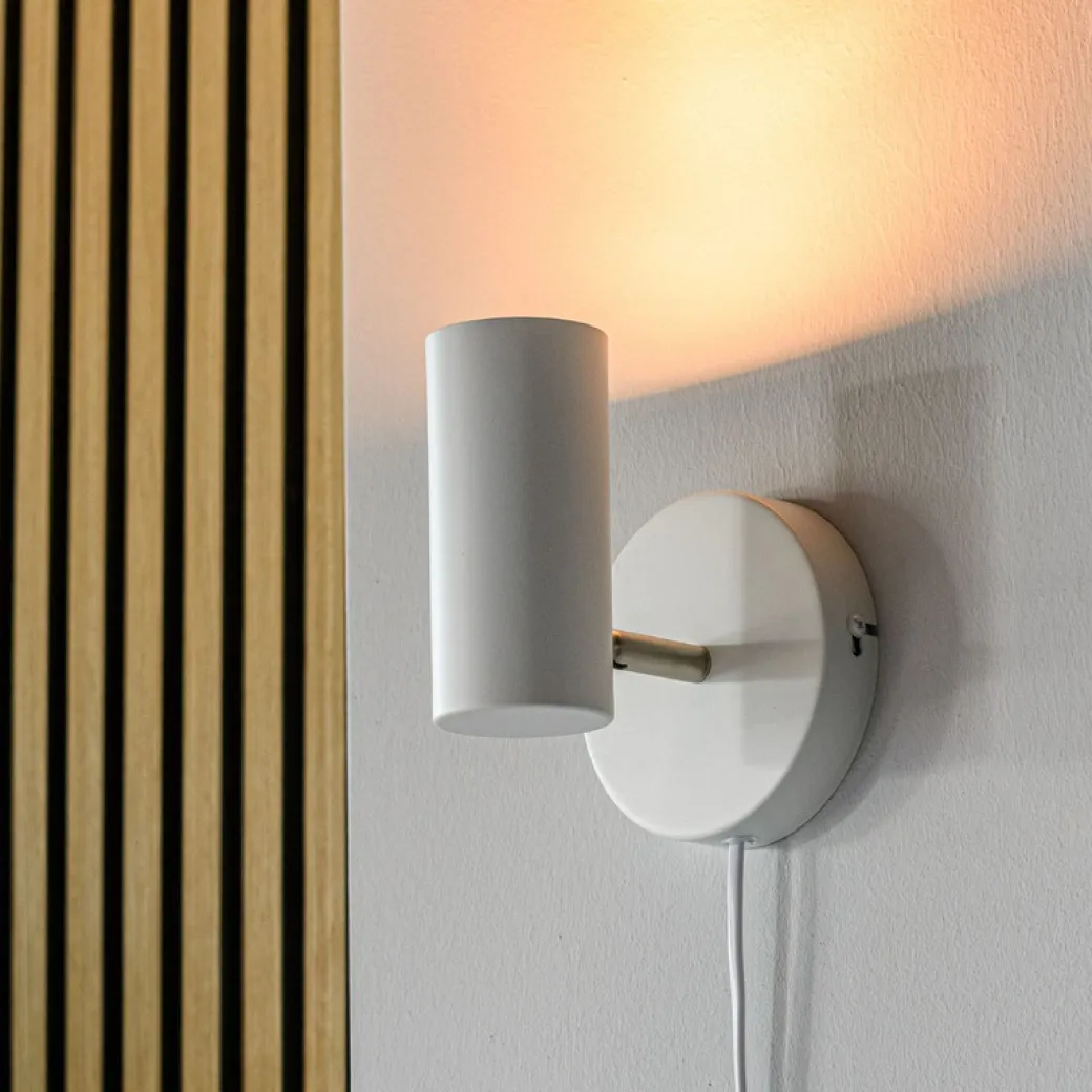 Sale Pronto Wonen Wandlamp Mirare wit metaal 1-spots