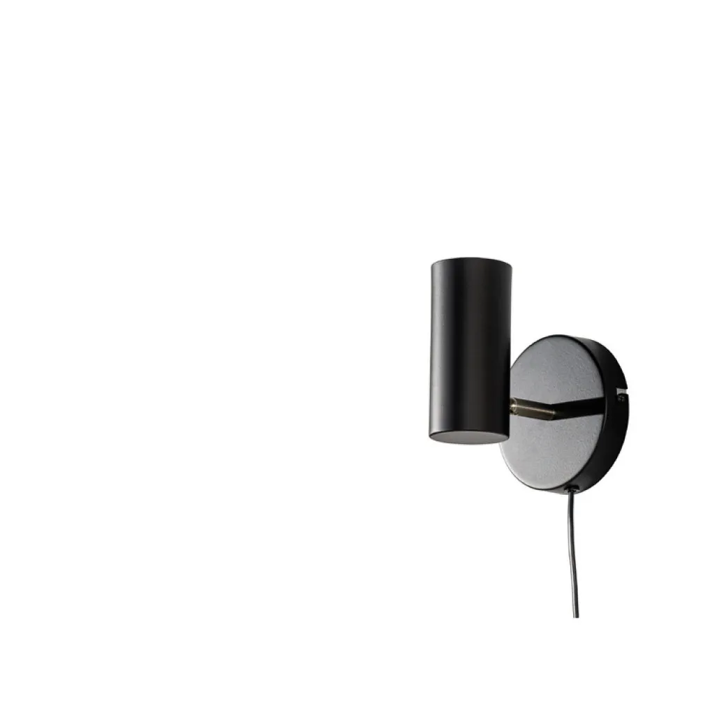 Clearance Pronto Wonen Wandlamp Mirare zwart metaal 1-spots