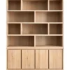 New Pronto Wonen Wandmeubel Lavio eiken 164 cm naturel grijs