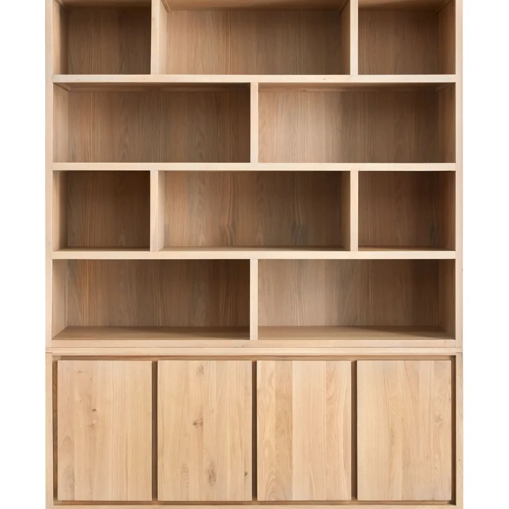 New Pronto Wonen Wandmeubel Lavio eiken 164 cm naturel grijs