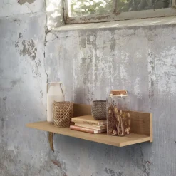 Outlet Pronto Wonen Wandplank Belvio (85 Cm) light oak fineer