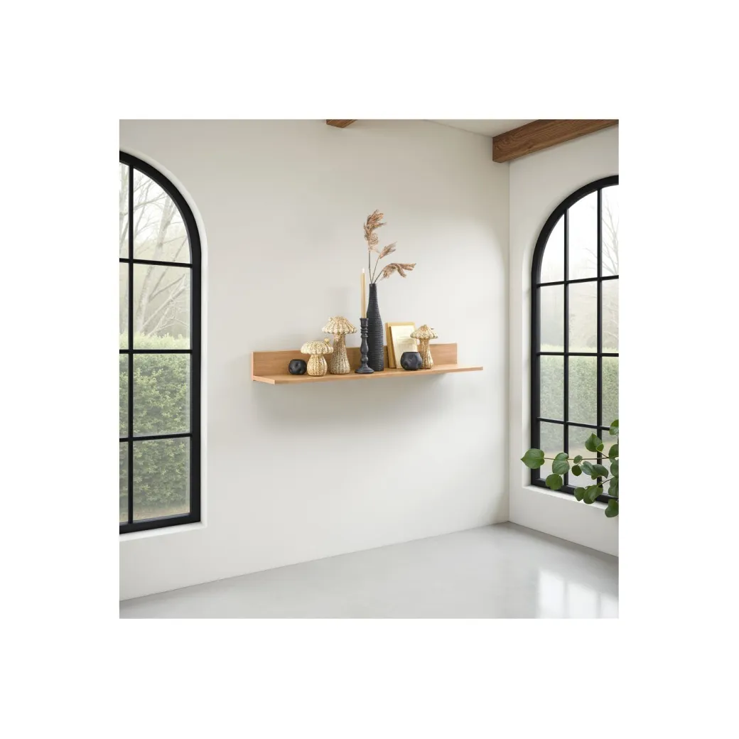Outlet Pronto Wonen Wandplank Paranno 21x110 cm bruin