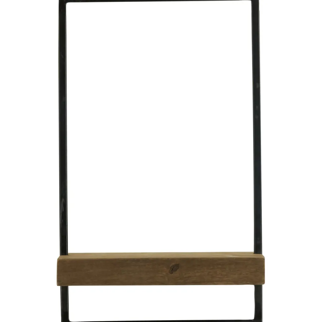 Sale Pronto Wonen Wandplank Pardal hout metaal 50x30 cm bruin