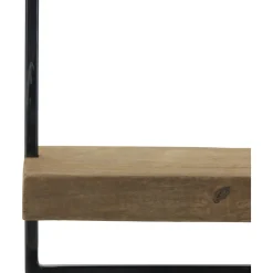Sale Pronto Wonen Wandplank Pardal hout metaal 50x30 cm bruin