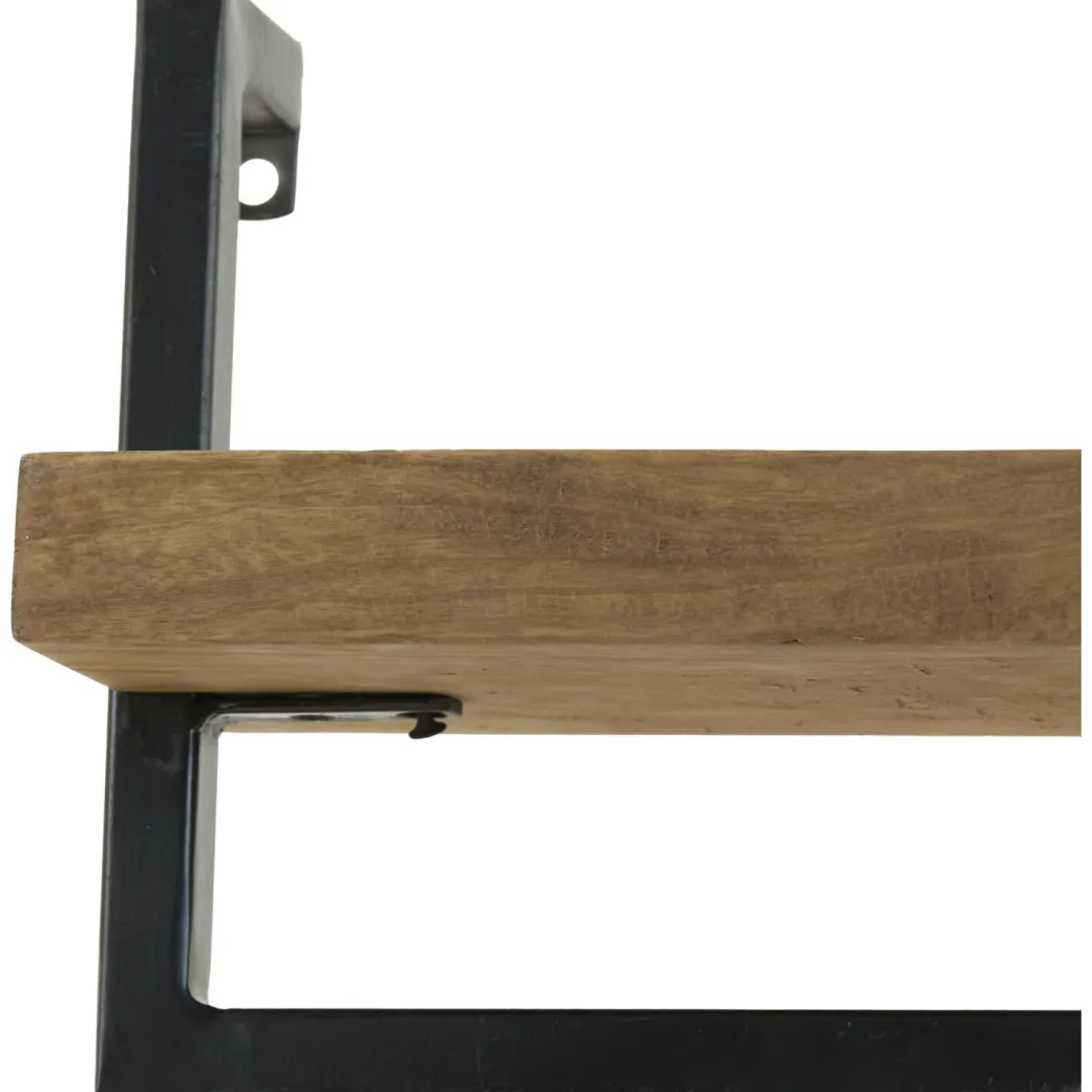 Discount Pronto Wonen Wandplank Pardal hout metaal 24x100 cm bruin