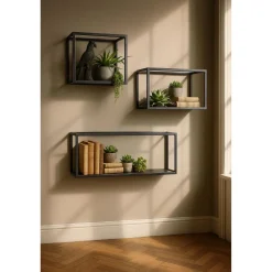 Best Pronto Wonen Wandrek Carpino 90cm metaal